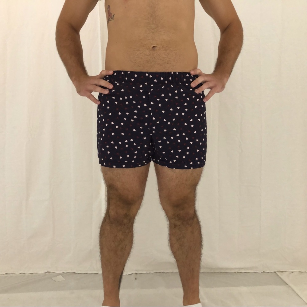 JCREW boxers - Navy Blue w/ Heart Pattern 💕💜